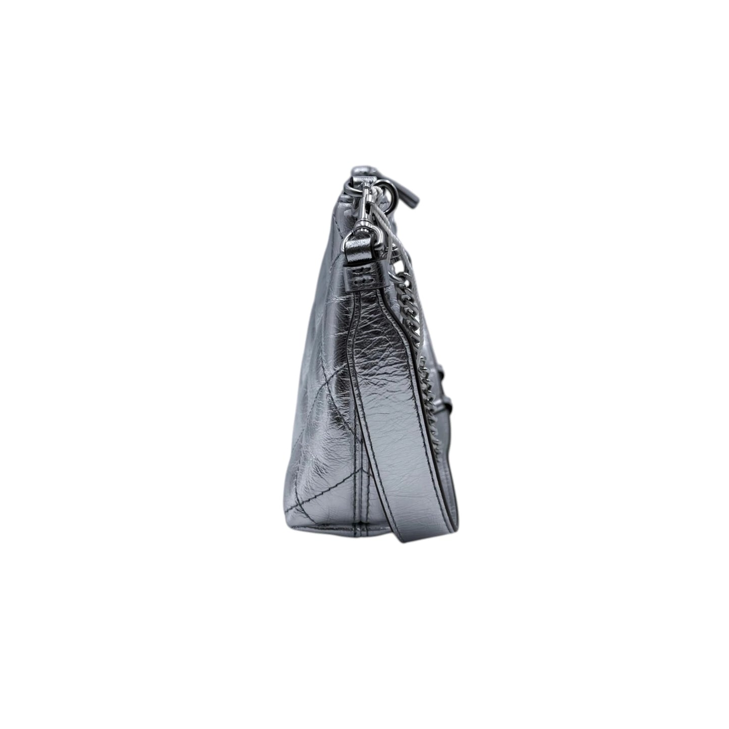 Tory Burch Silver Quilt Bag