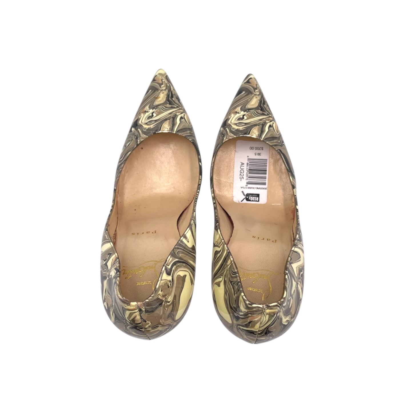 Louboutin Patent Marble Pump