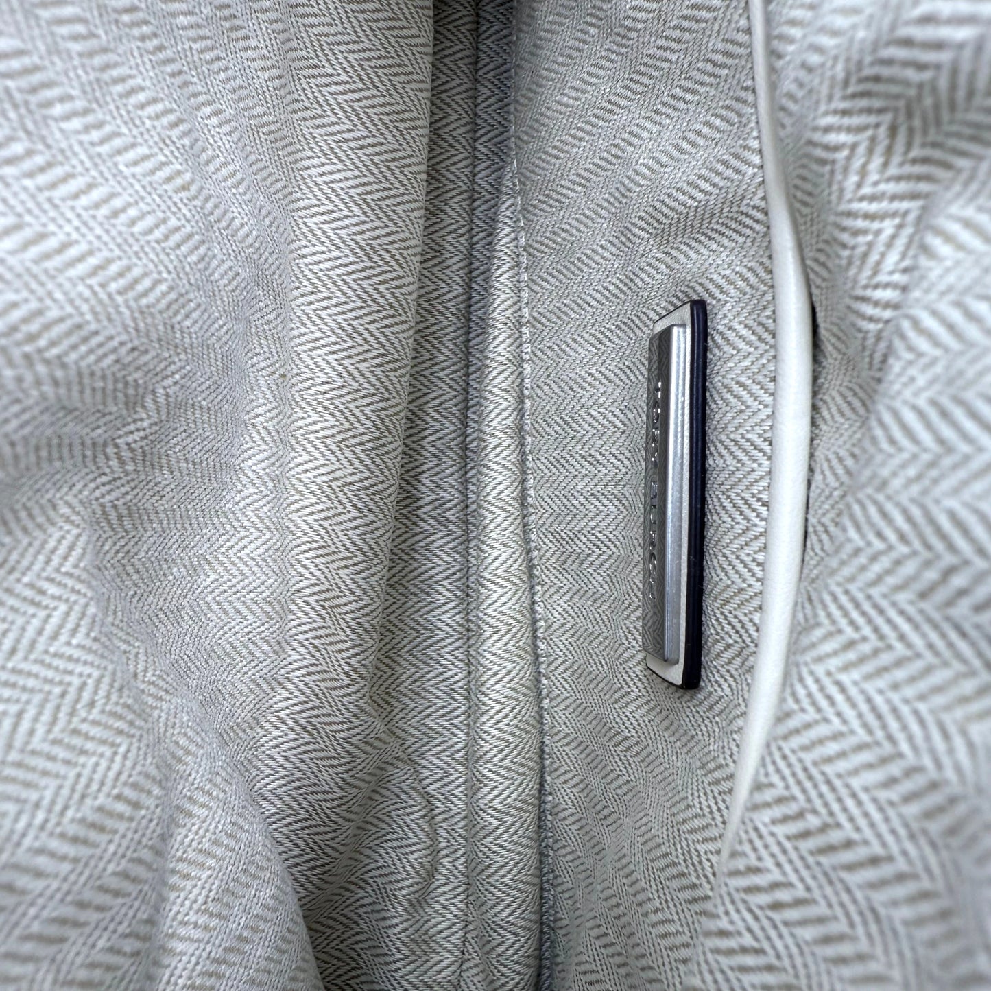 Tory Burch Silver Quilt Bag