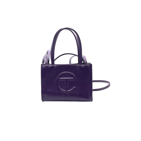 Telfar Small Purple Shopping Bag