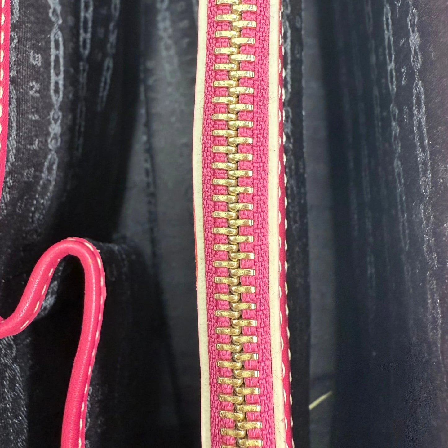 Celine Pink Tan Canvas Boogie Tote