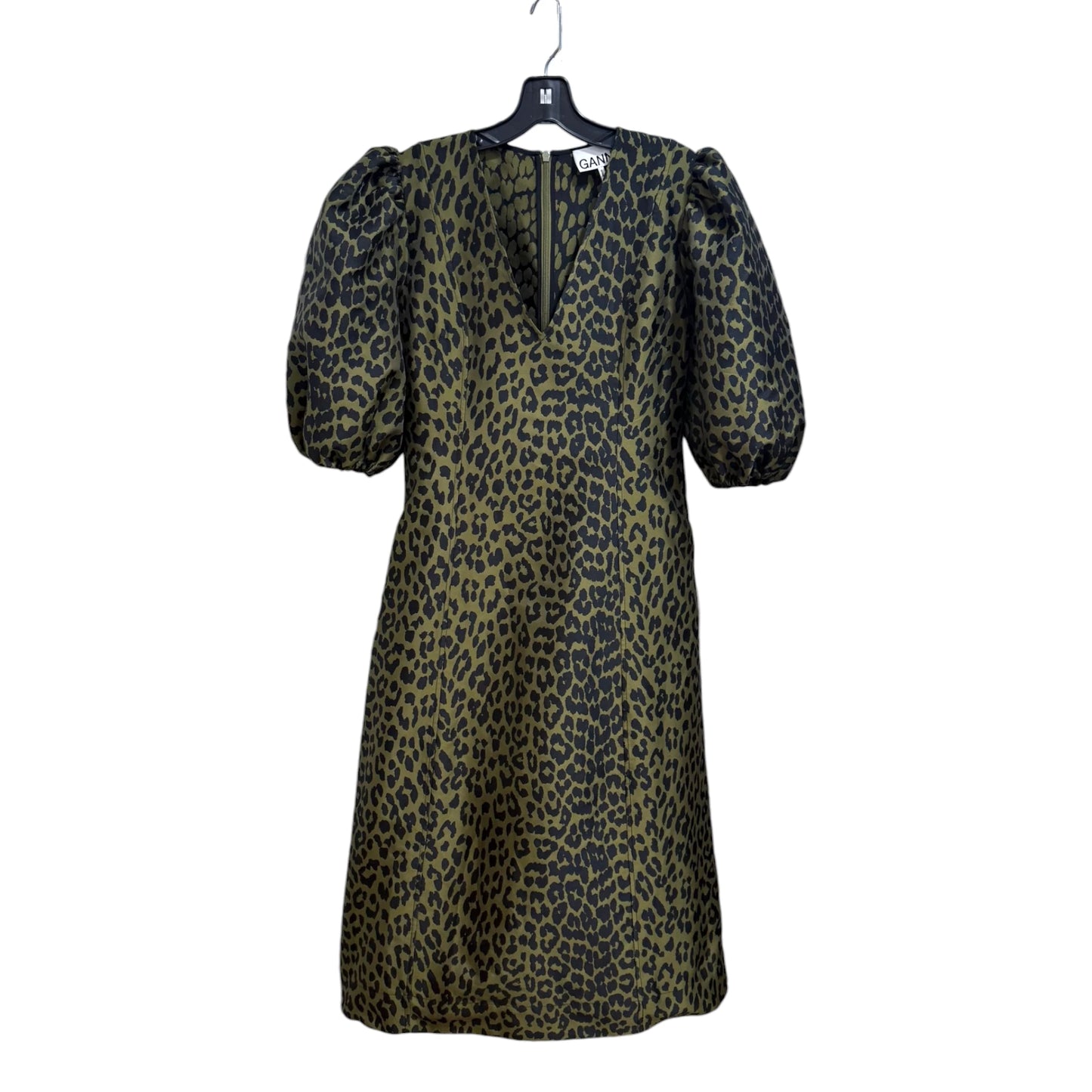 Ganni Leopard Midi Dress