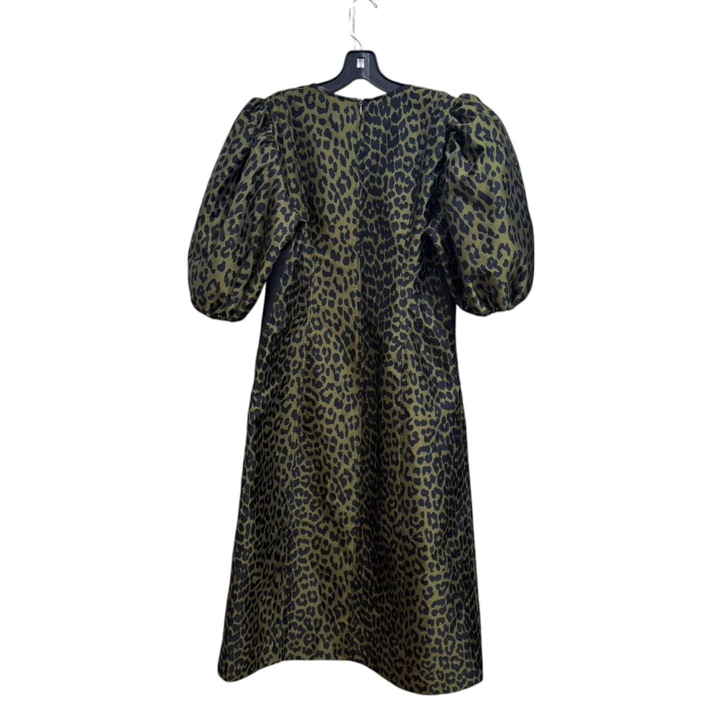 Ganni Leopard Midi Dress