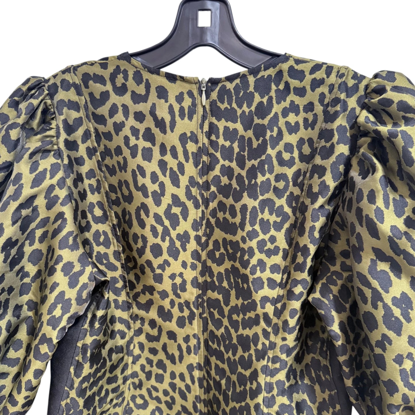 Ganni Leopard Midi Dress