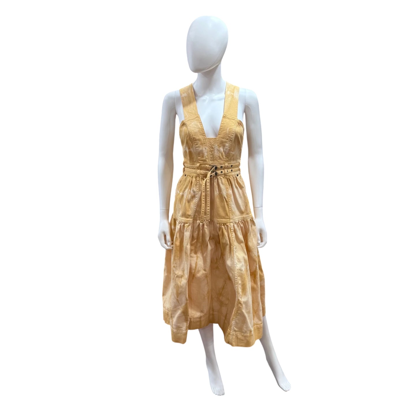Ulla Johnson Tie-Dye Print Midi Dress
