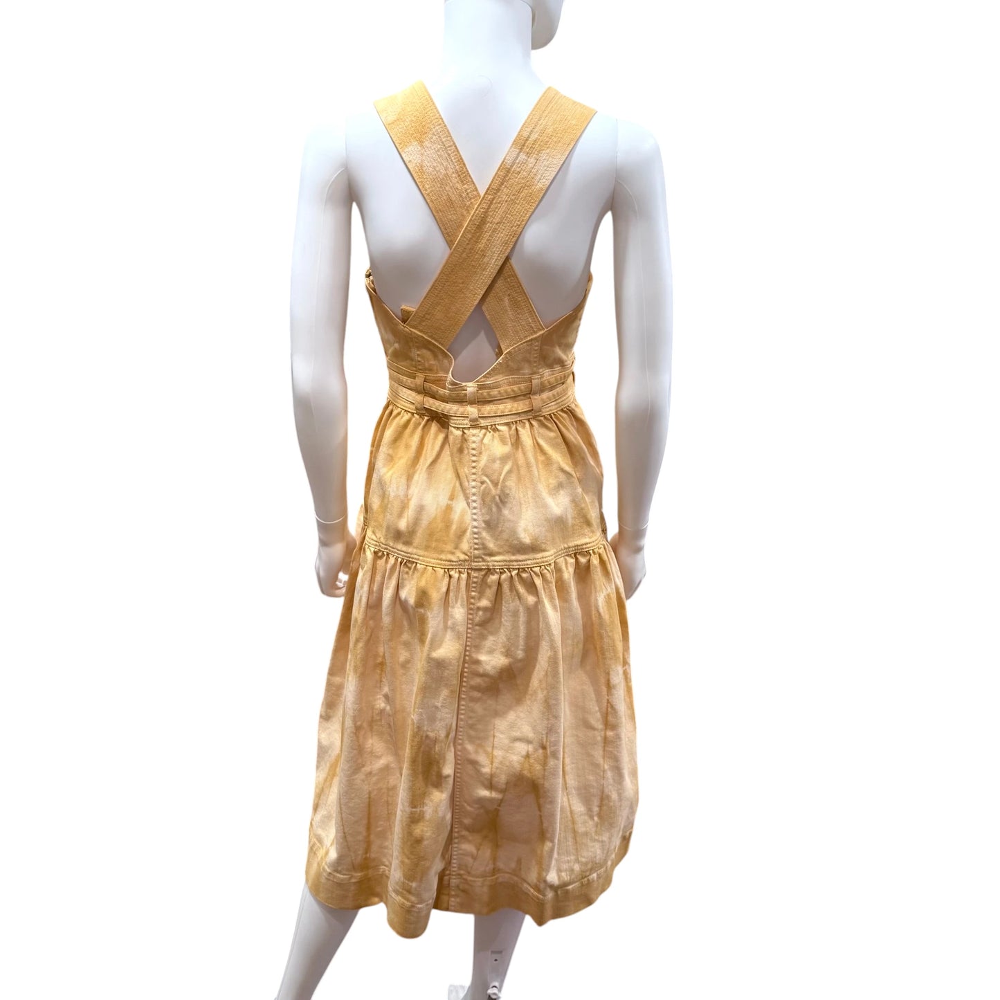 Ulla Johnson Tie-Dye Print Midi Dress