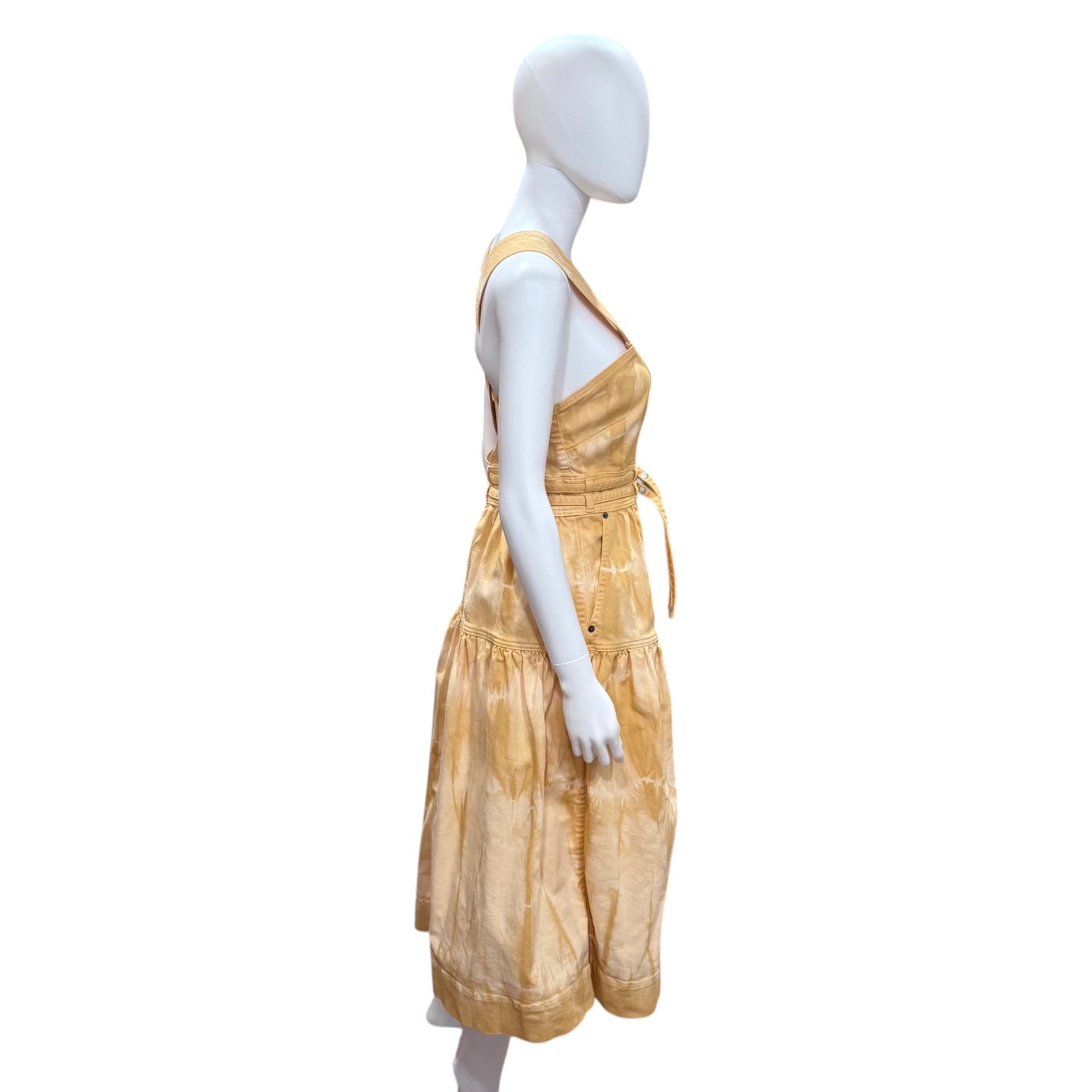 Ulla Johnson Tie-Dye Print Midi Dress