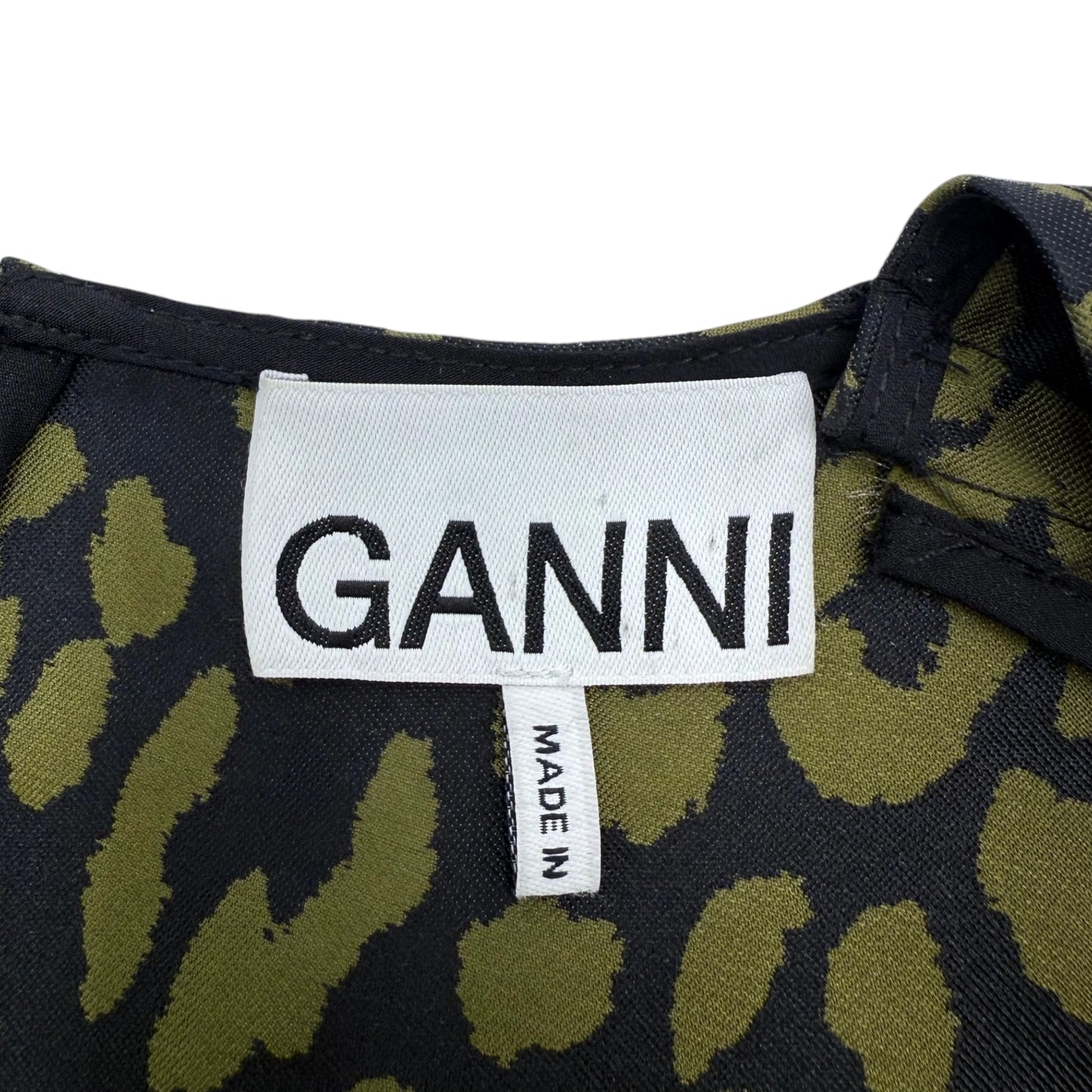 Ganni Leopard Midi Dress