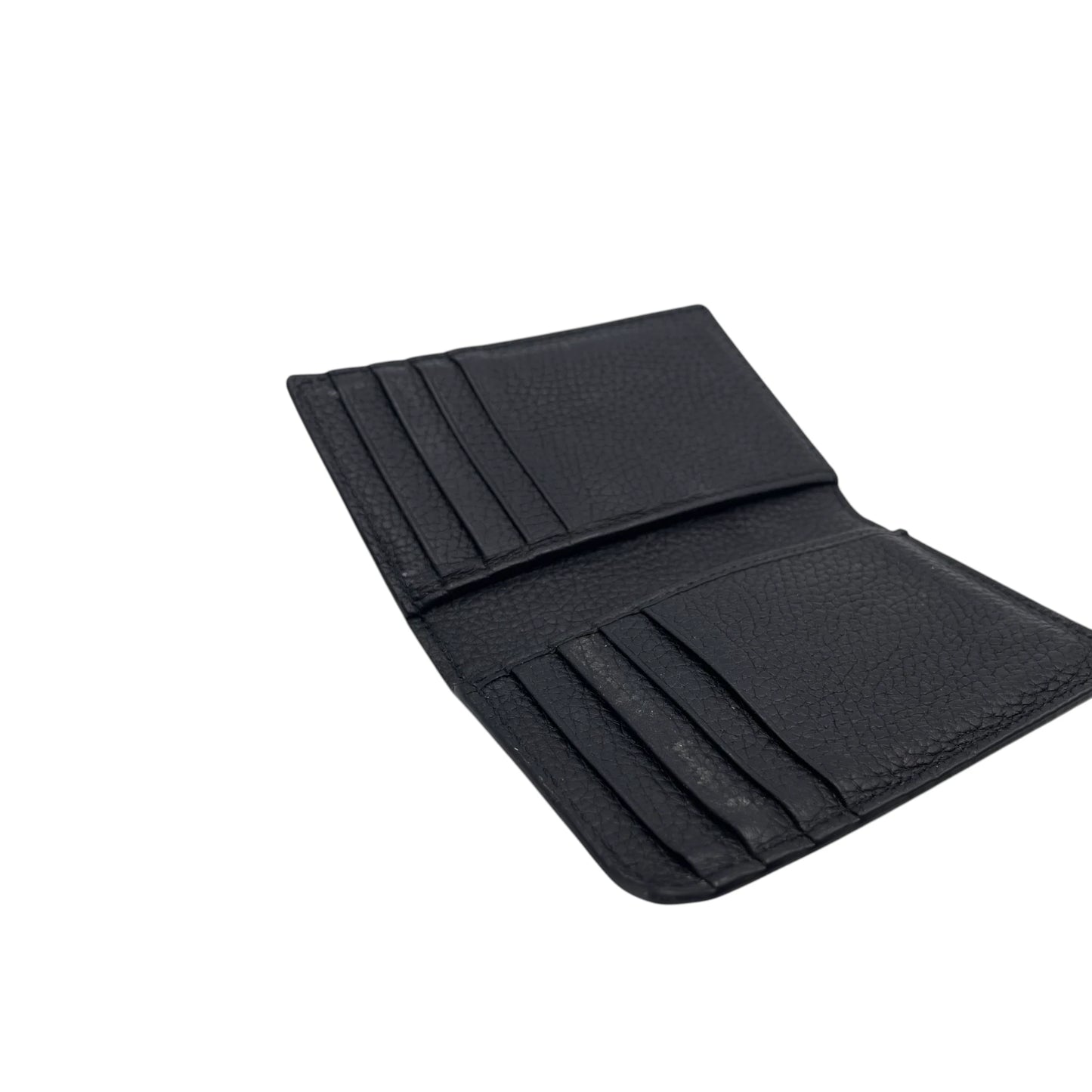 Gucci Jumbo GG Black Leather Card Case