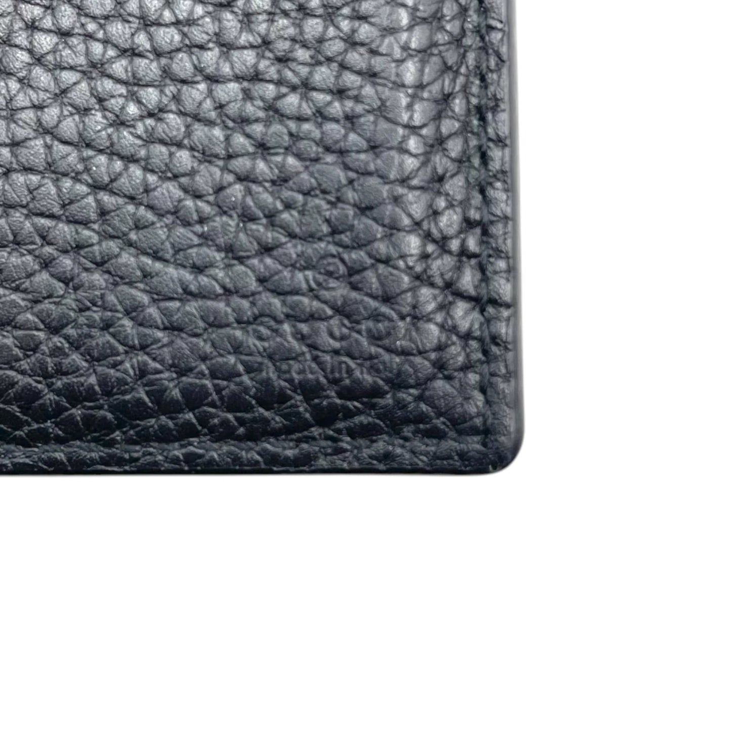 Gucci Jumbo GG Black Leather Card Case