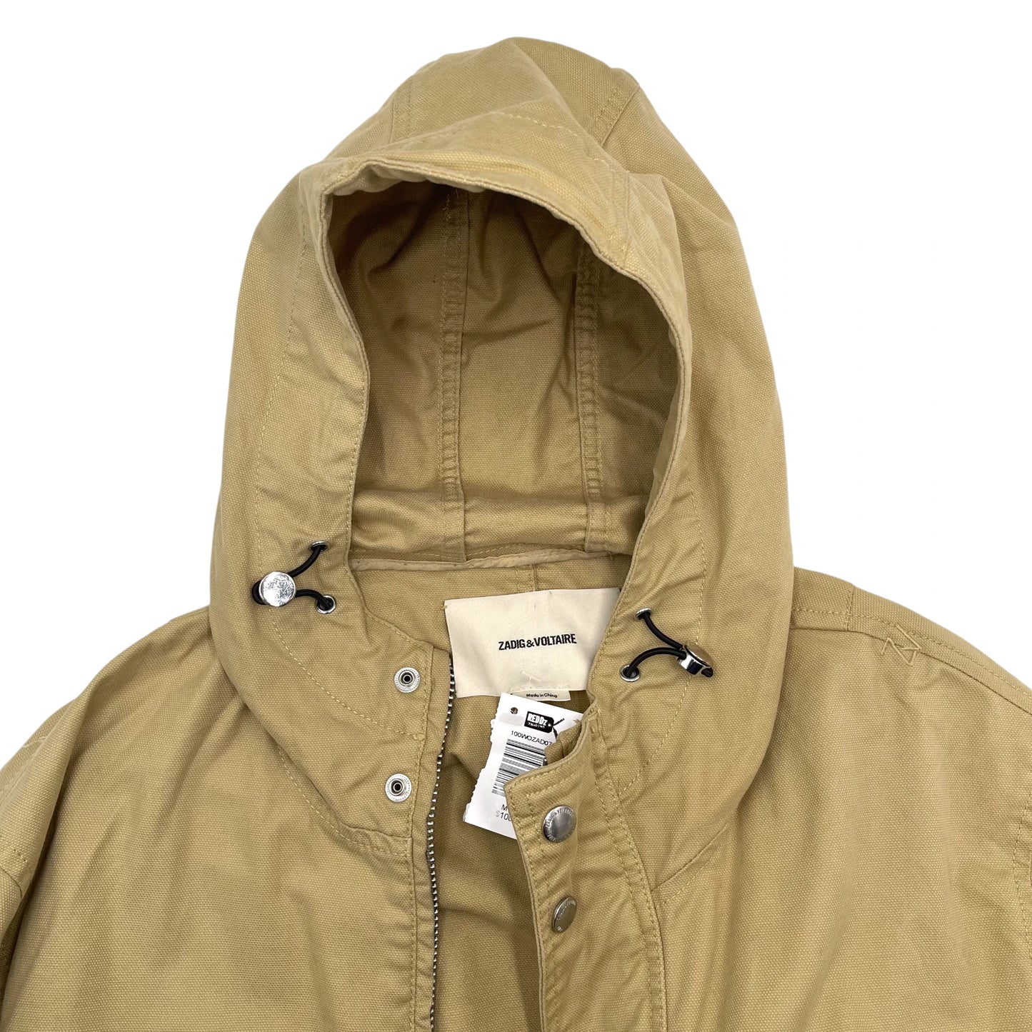 Zadig & Voltaire Full-length Khaki Men's Jacket -  M