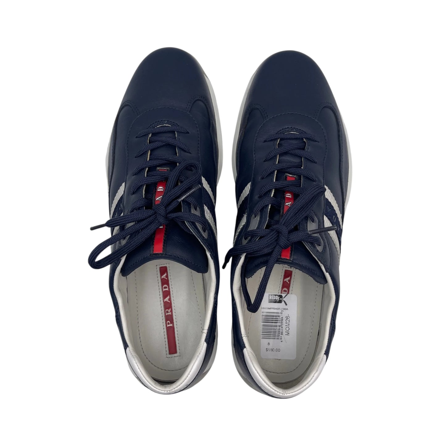 Prada Eagle Navy Sneakers