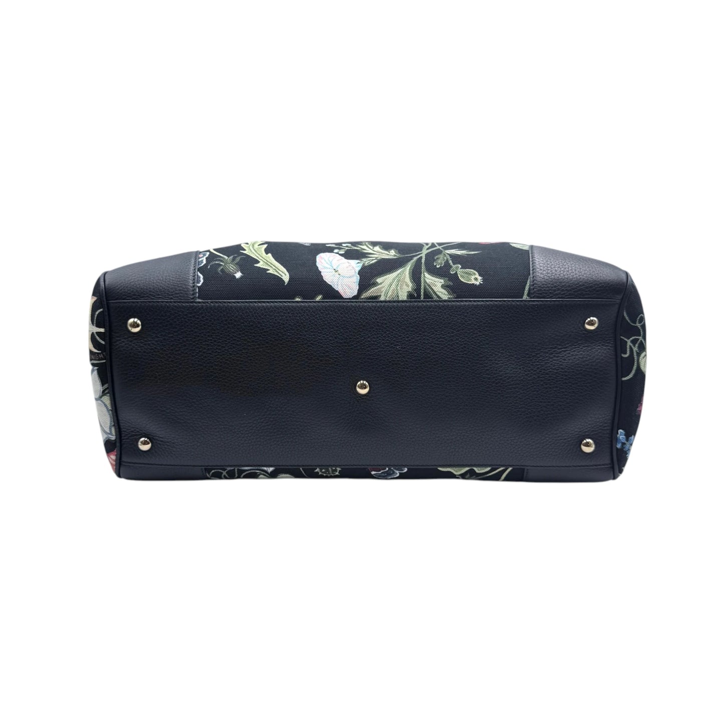 Gucci Cellarius Flora Knight Large Bamboo Shopper Tote
