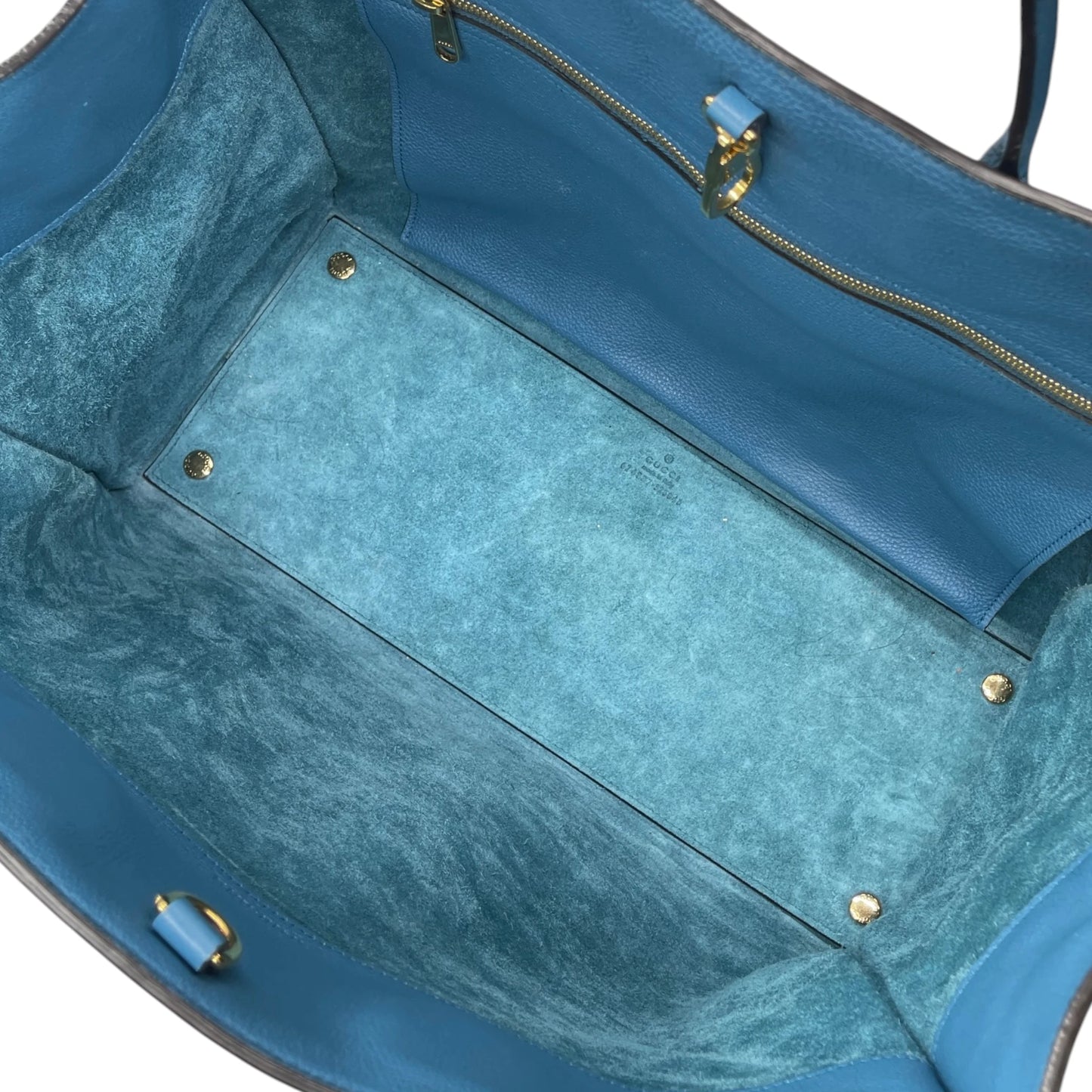 Gucci Logo Embossed Large Tote