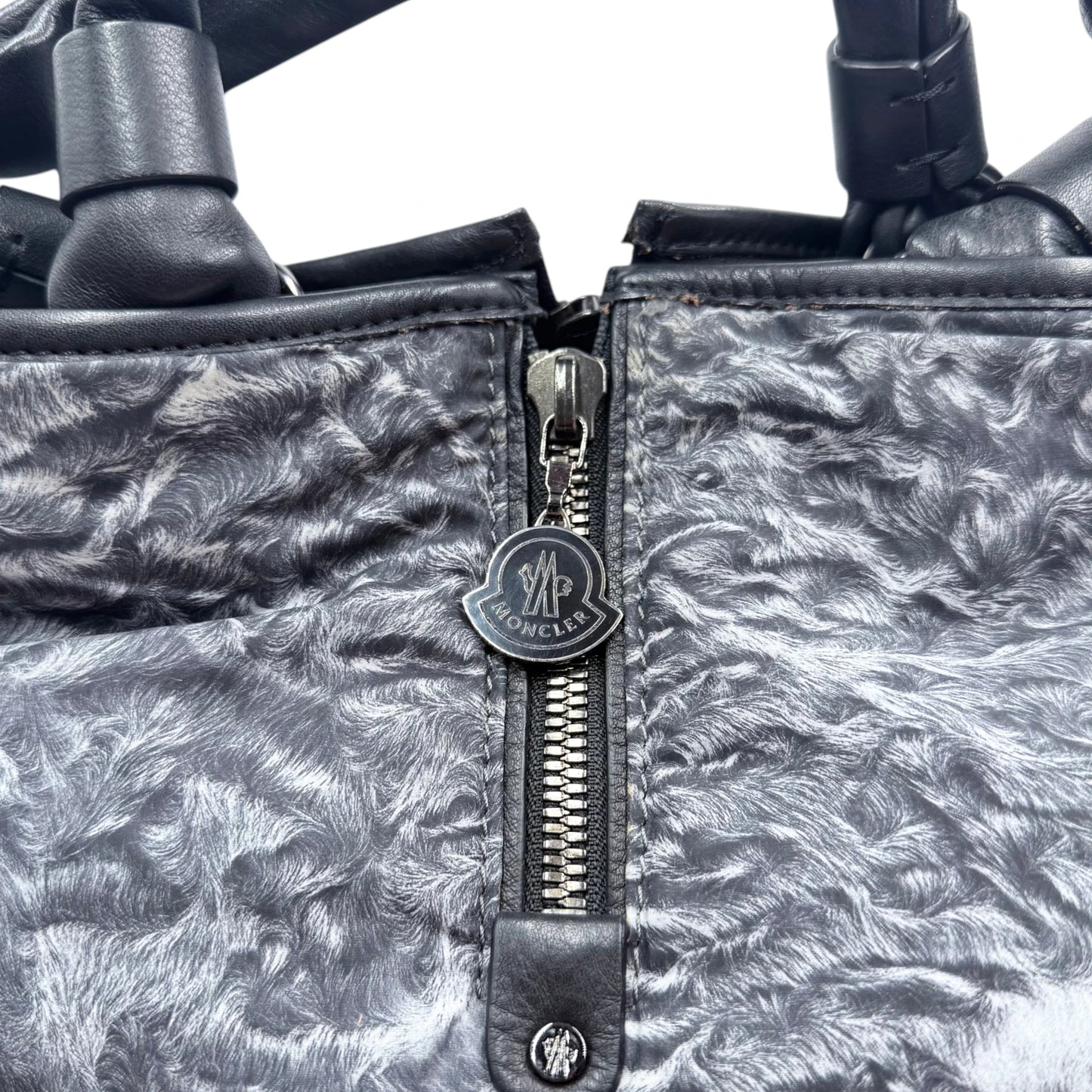 Moncler Lambskin Print Tote Bag