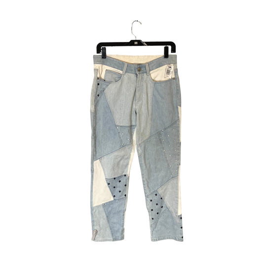 Stella McCartney Patchwork Boyfriend Denim Women's Jeans - 6