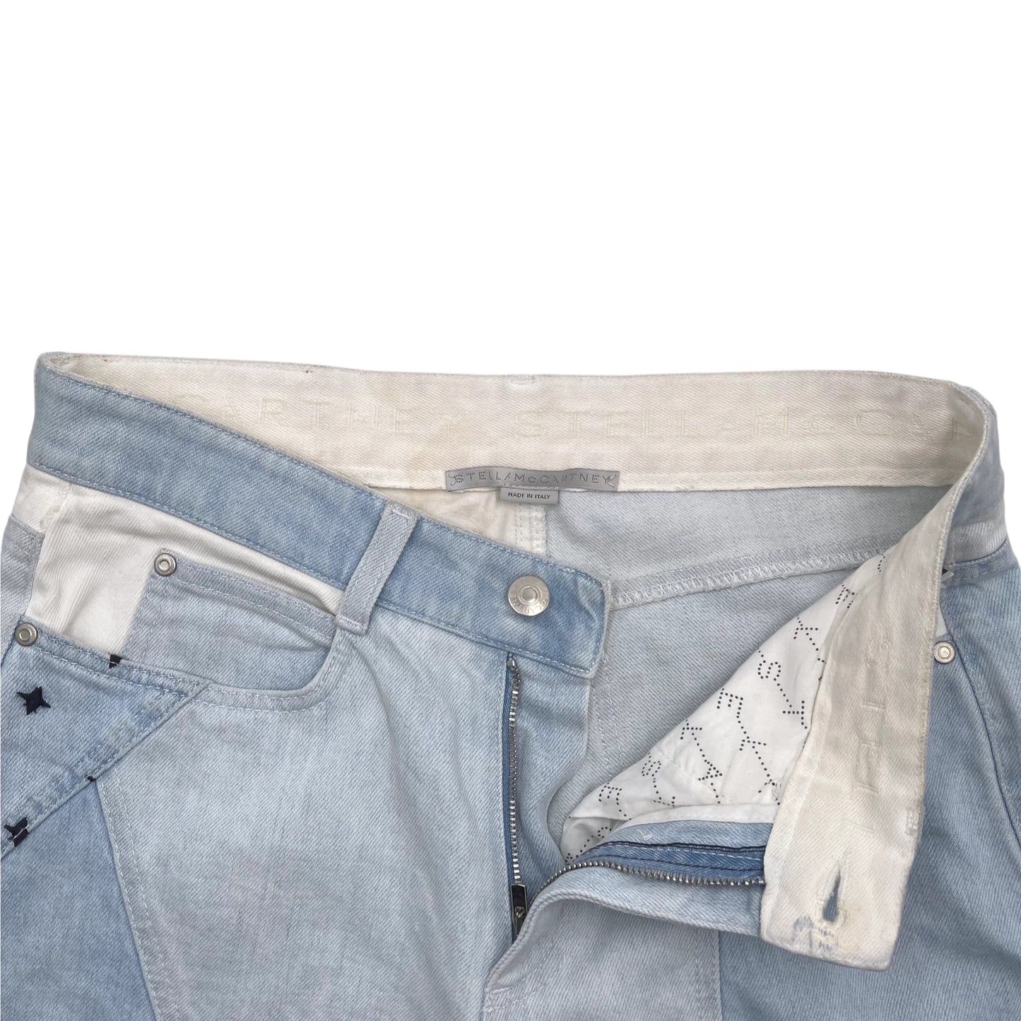 Stella McCartney Patchwork Boyfriend Denim Women's Jeans - 6