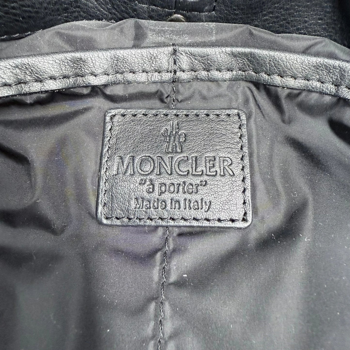 Moncler Lambskin Print Tote Bag