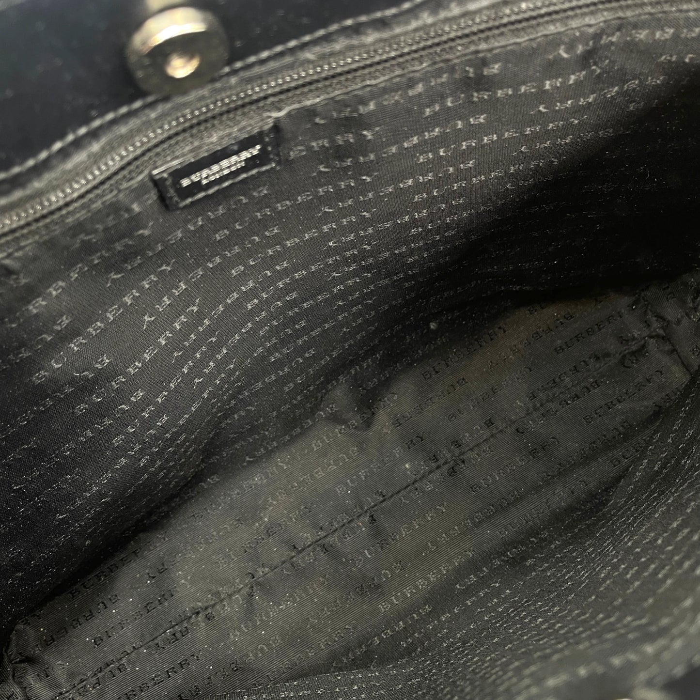 Burberry Check Hobo Shoulder Bag