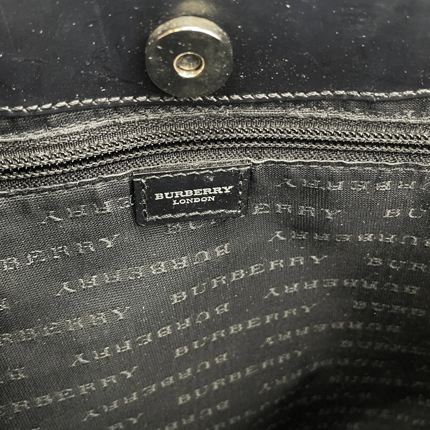 Burberry Check Hobo Shoulder Bag