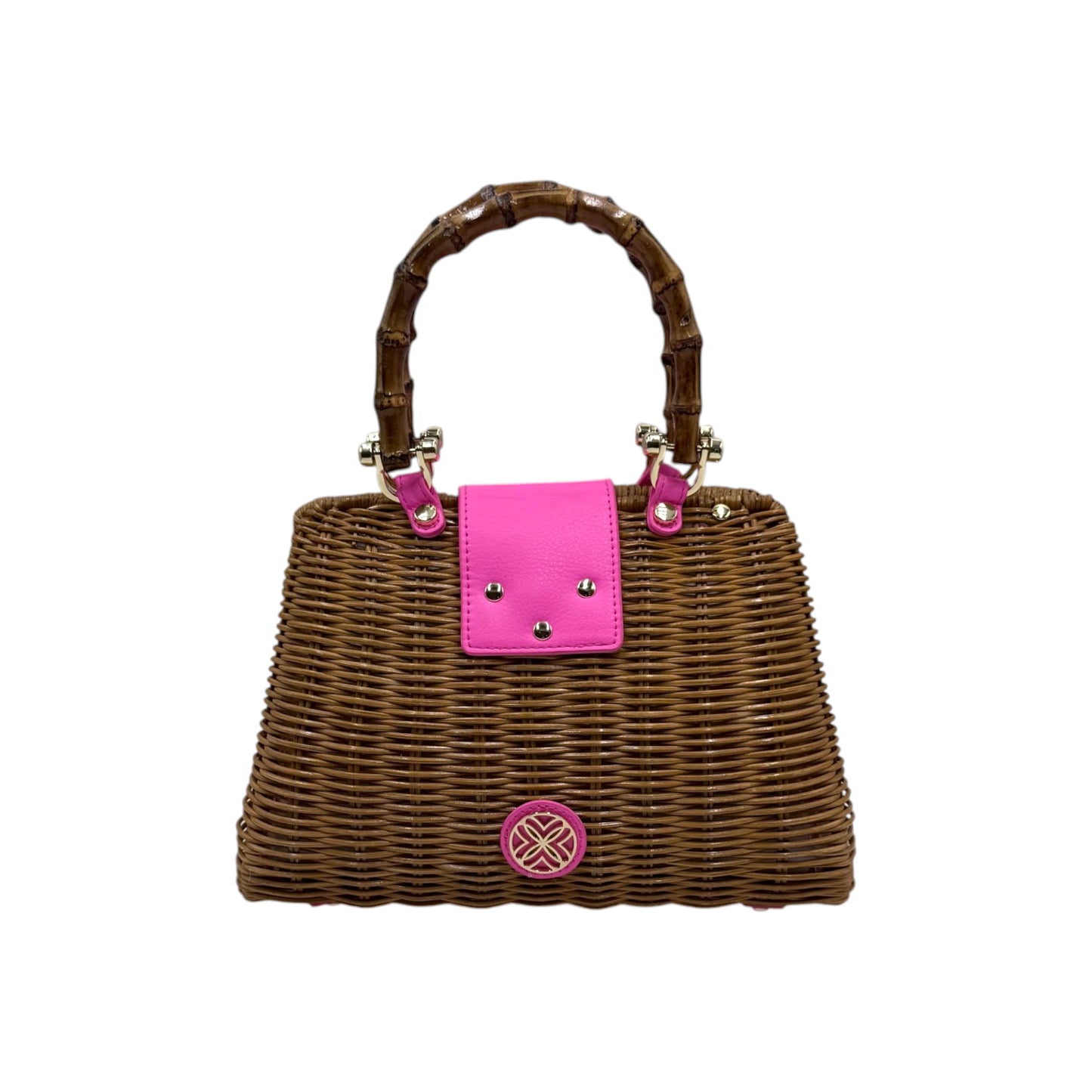 Lilly Pulitzer Wicker Bag