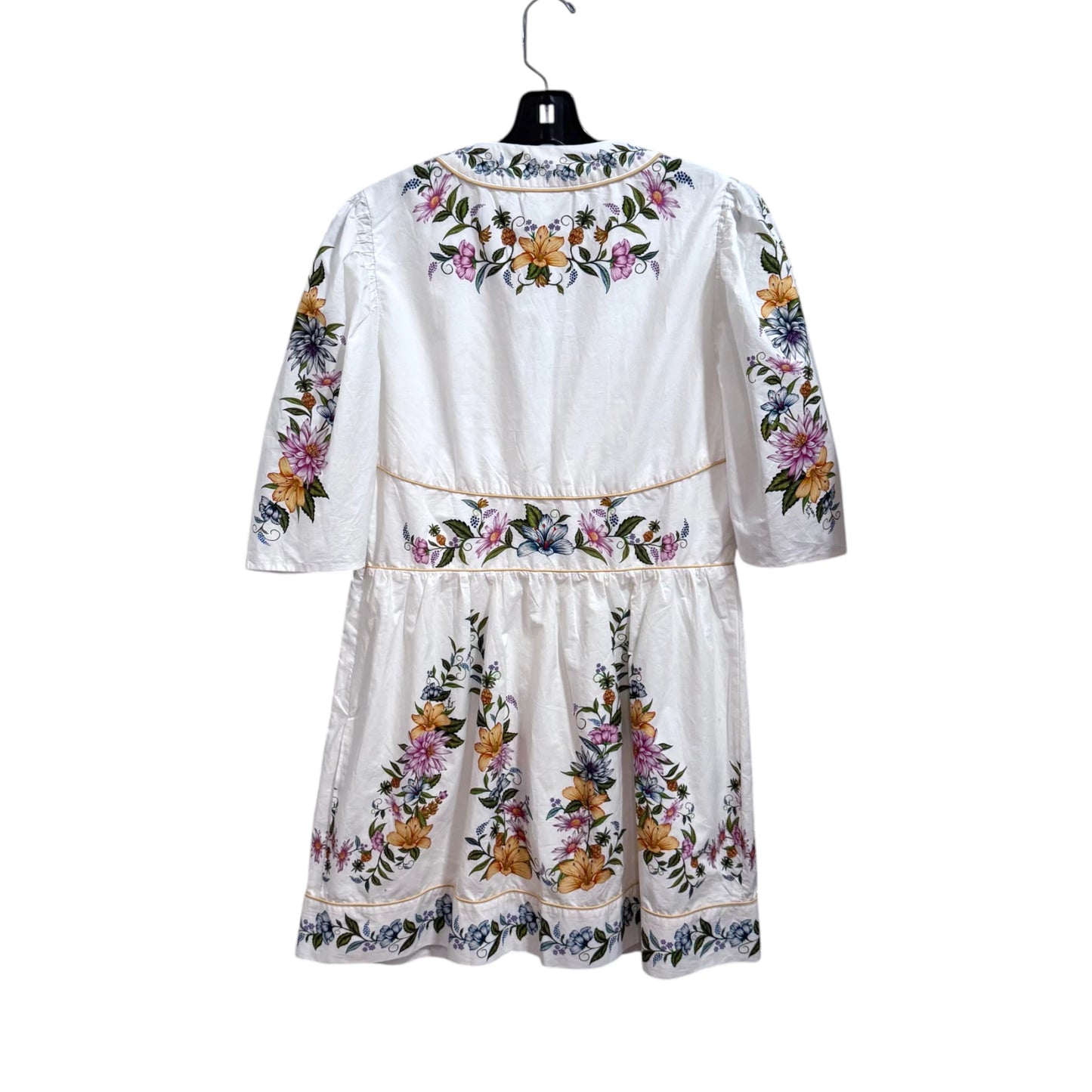 Farm Rio White Floral Mini Dress
