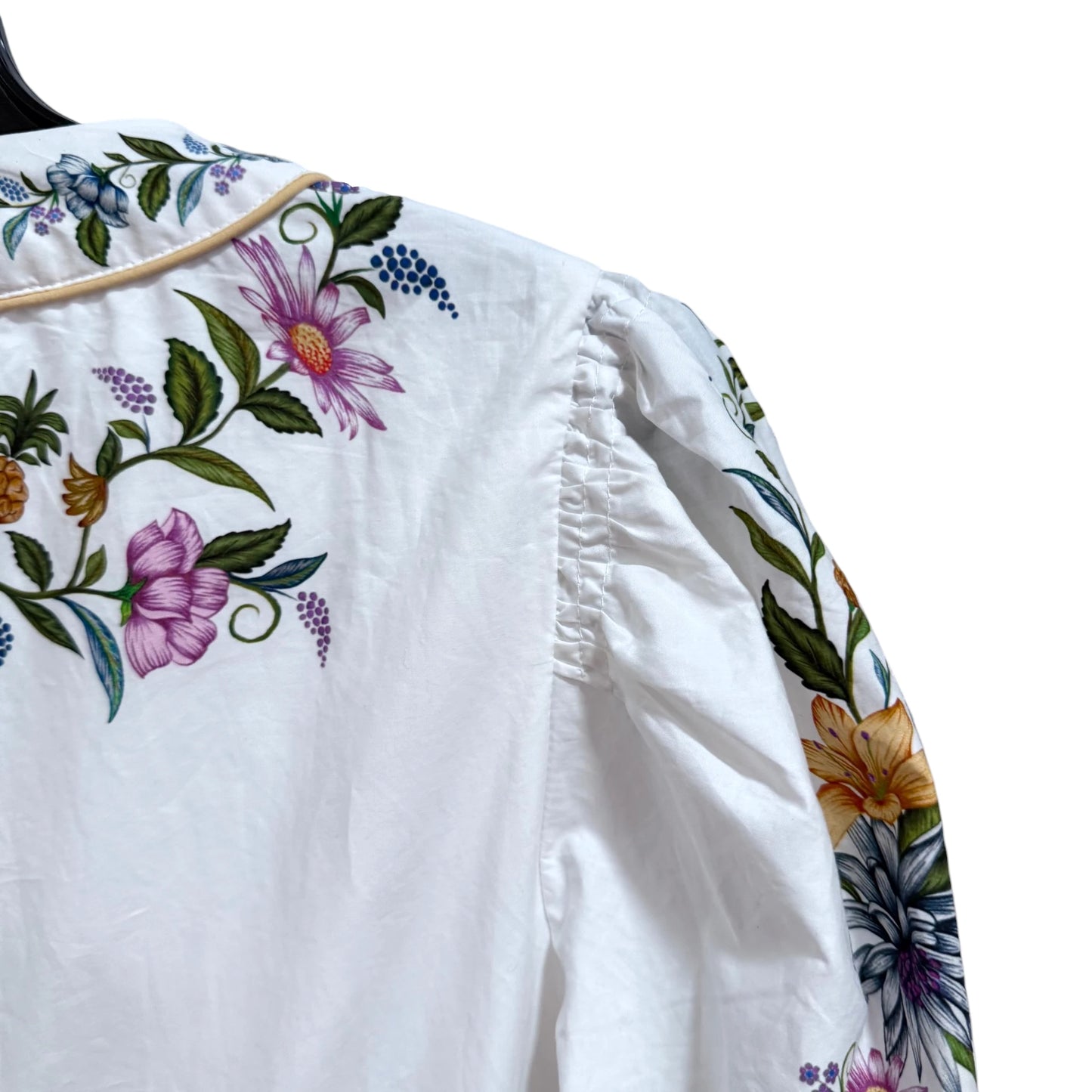 Farm Rio White Floral Mini Dress