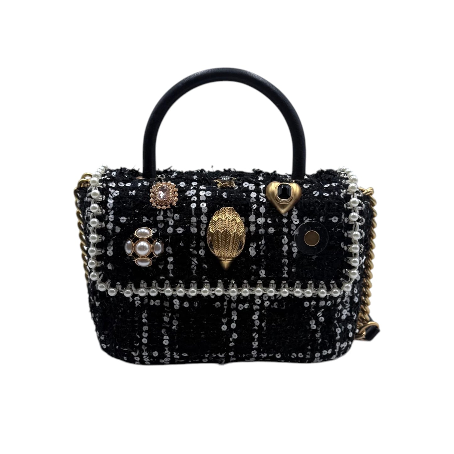 Kurt Geiger London Mini Kensington Tweed Bag