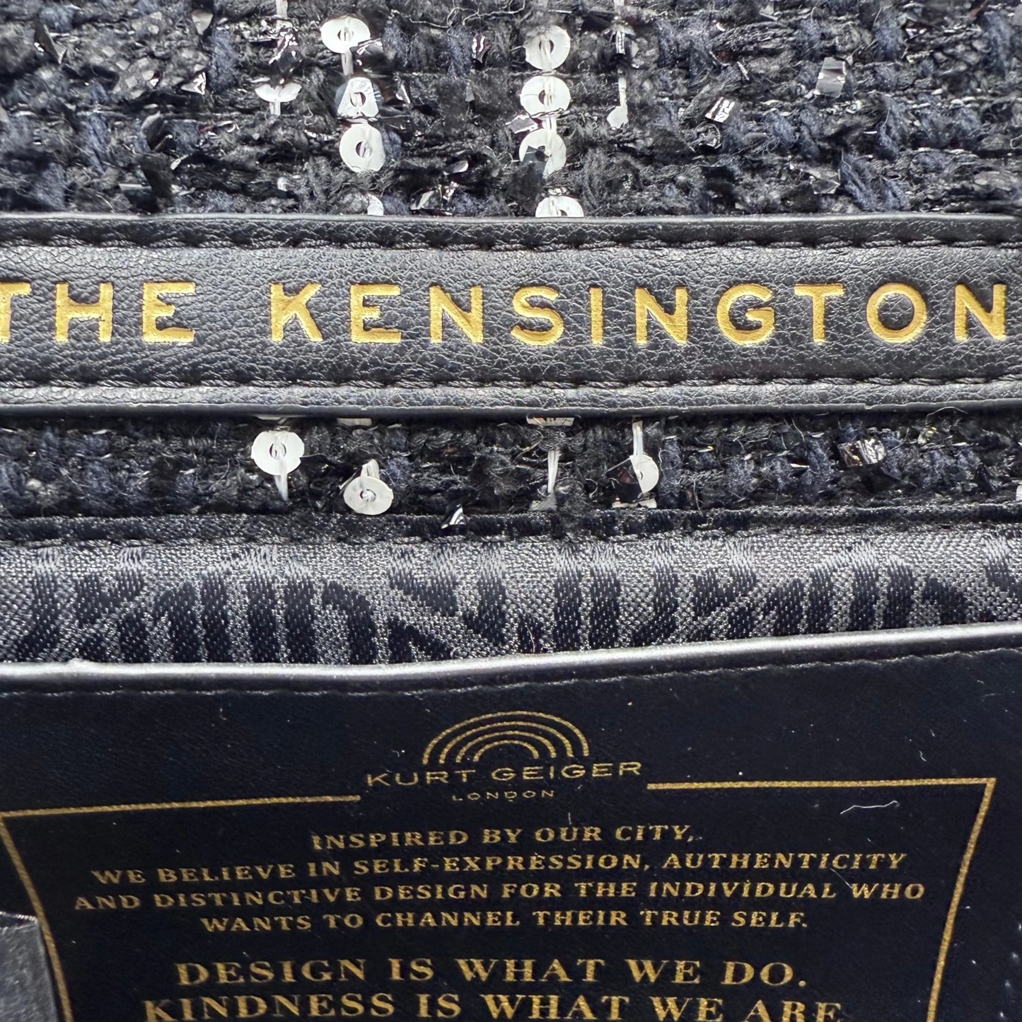 Kurt Geiger London Mini Kensington Tweed Bag