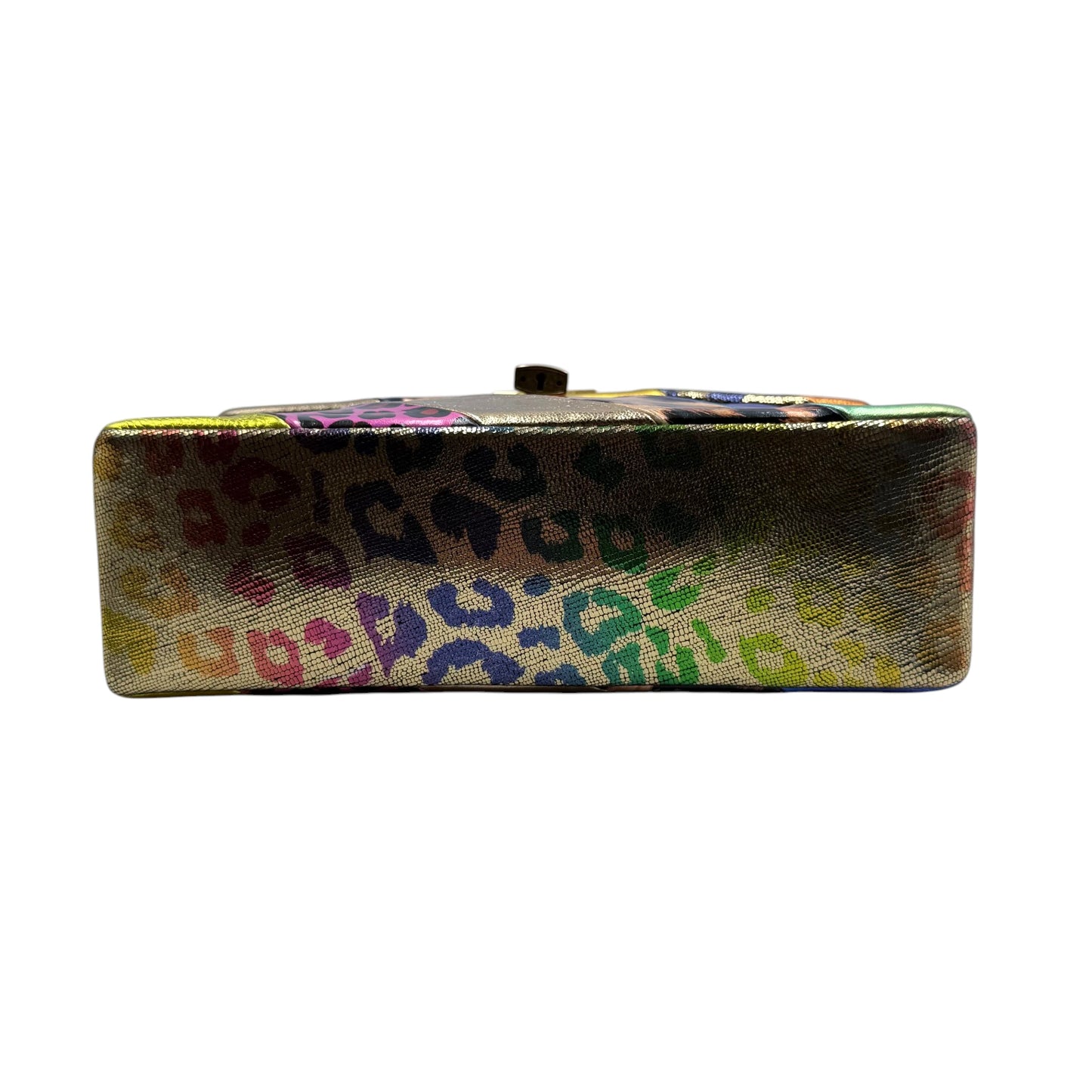 Kurt Geiger London Rainbow Leopard Brixton Lock Bag