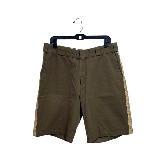 Palm Angels Olive Gold Shorts