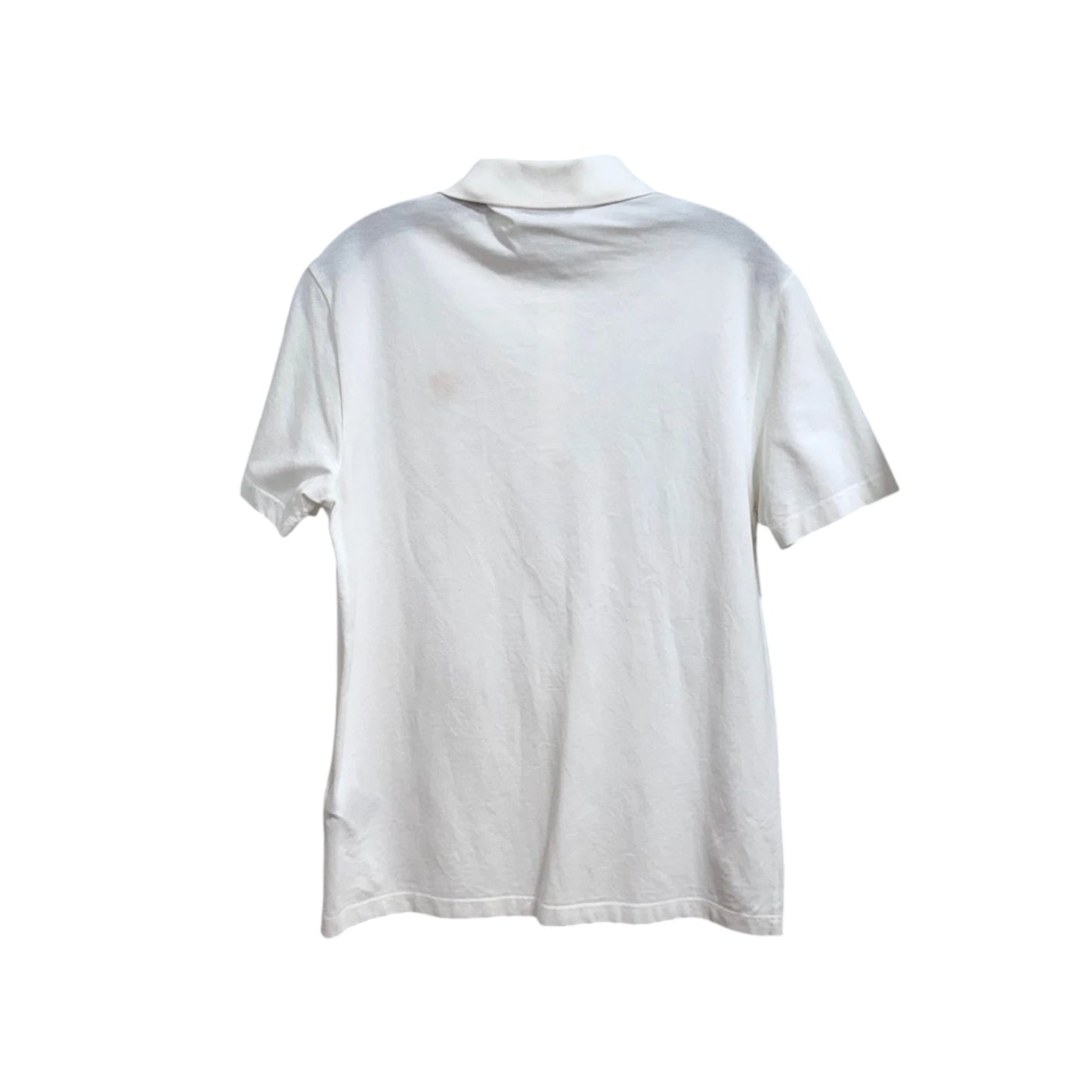 Versace White Collared Polo Shirt