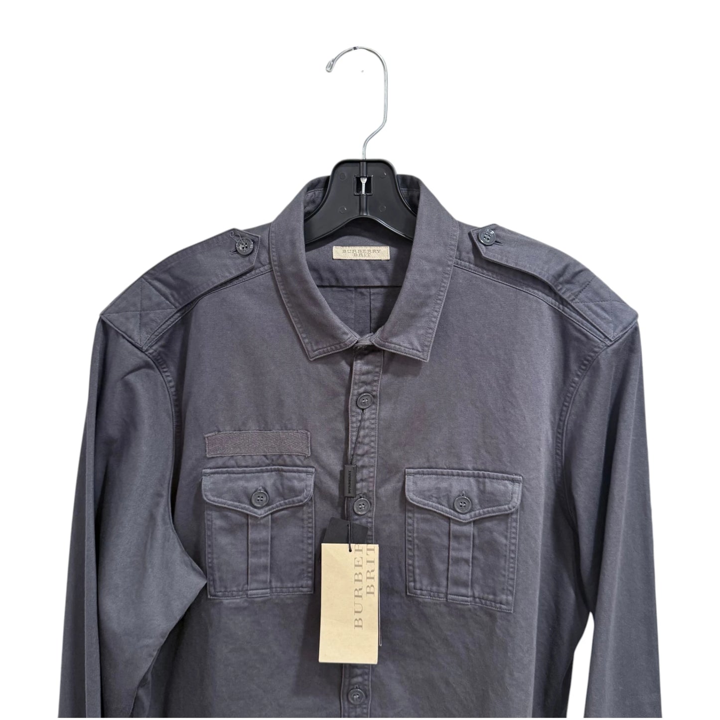Burberry Brit Grey Military Shirt