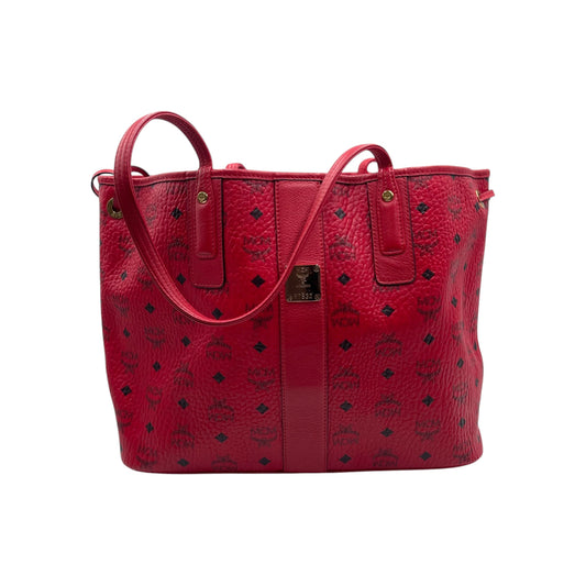 MCM Red Reversible Tote