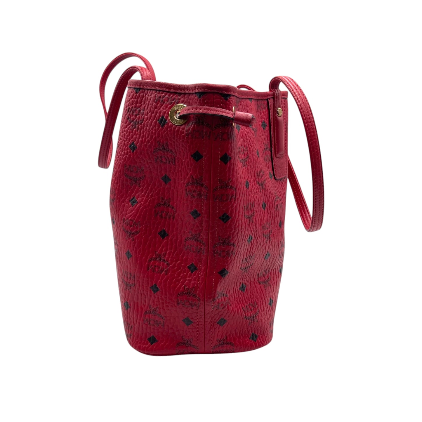 MCM Red Reversible Tote
