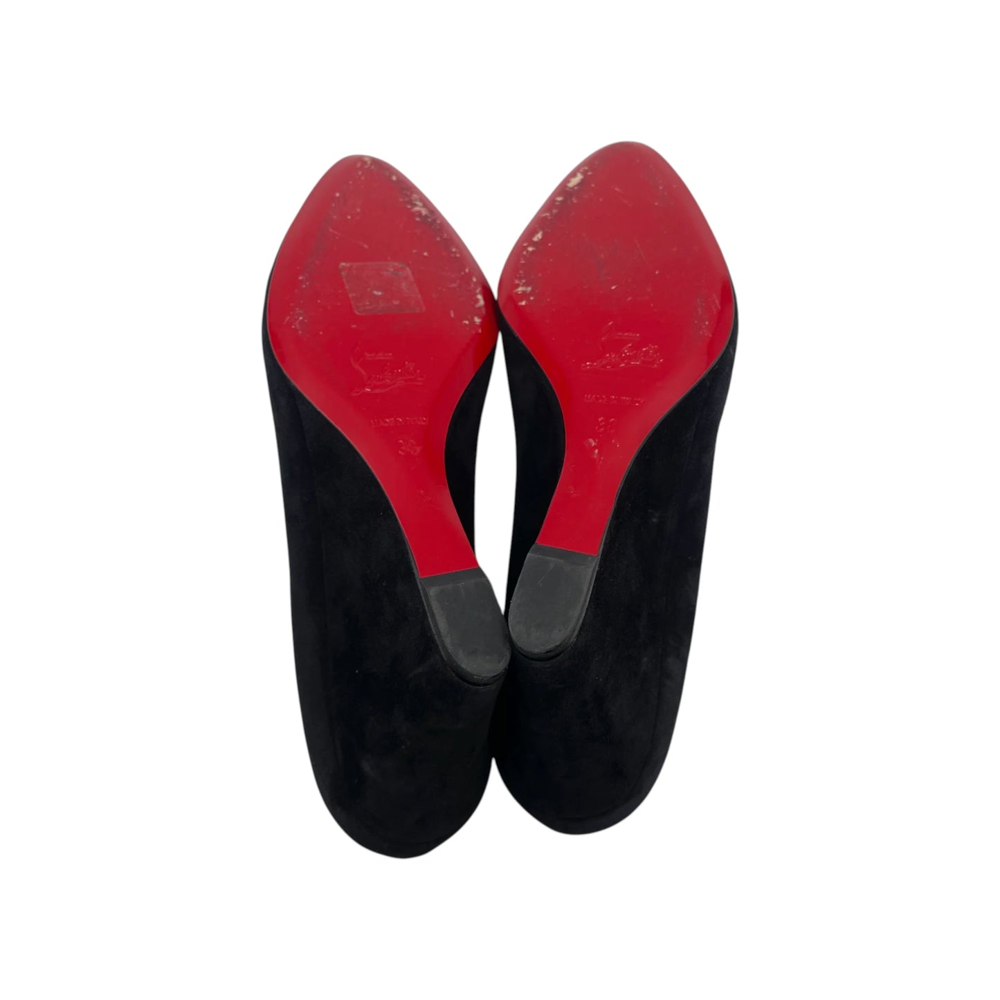 Louboutin Black Pump Suede