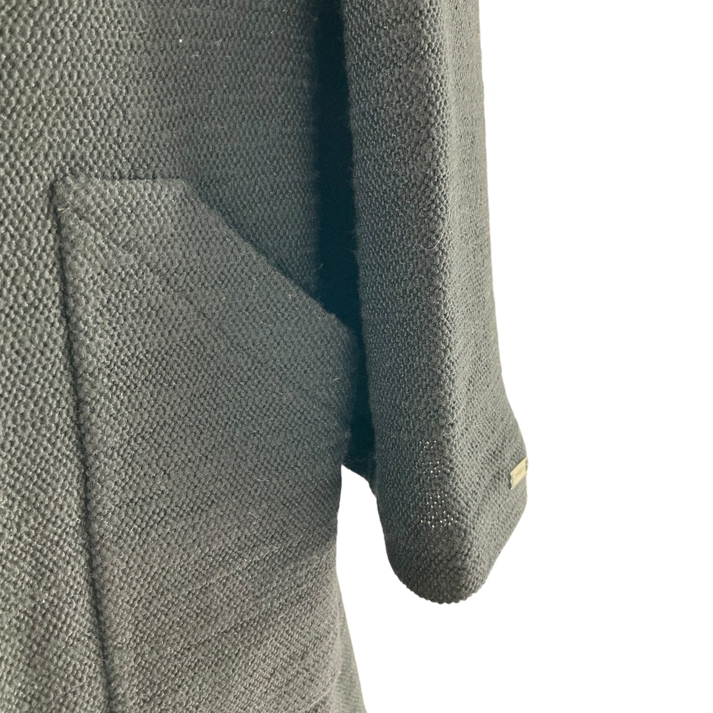 Chanel Black Ruffle Knit Long Cardigan