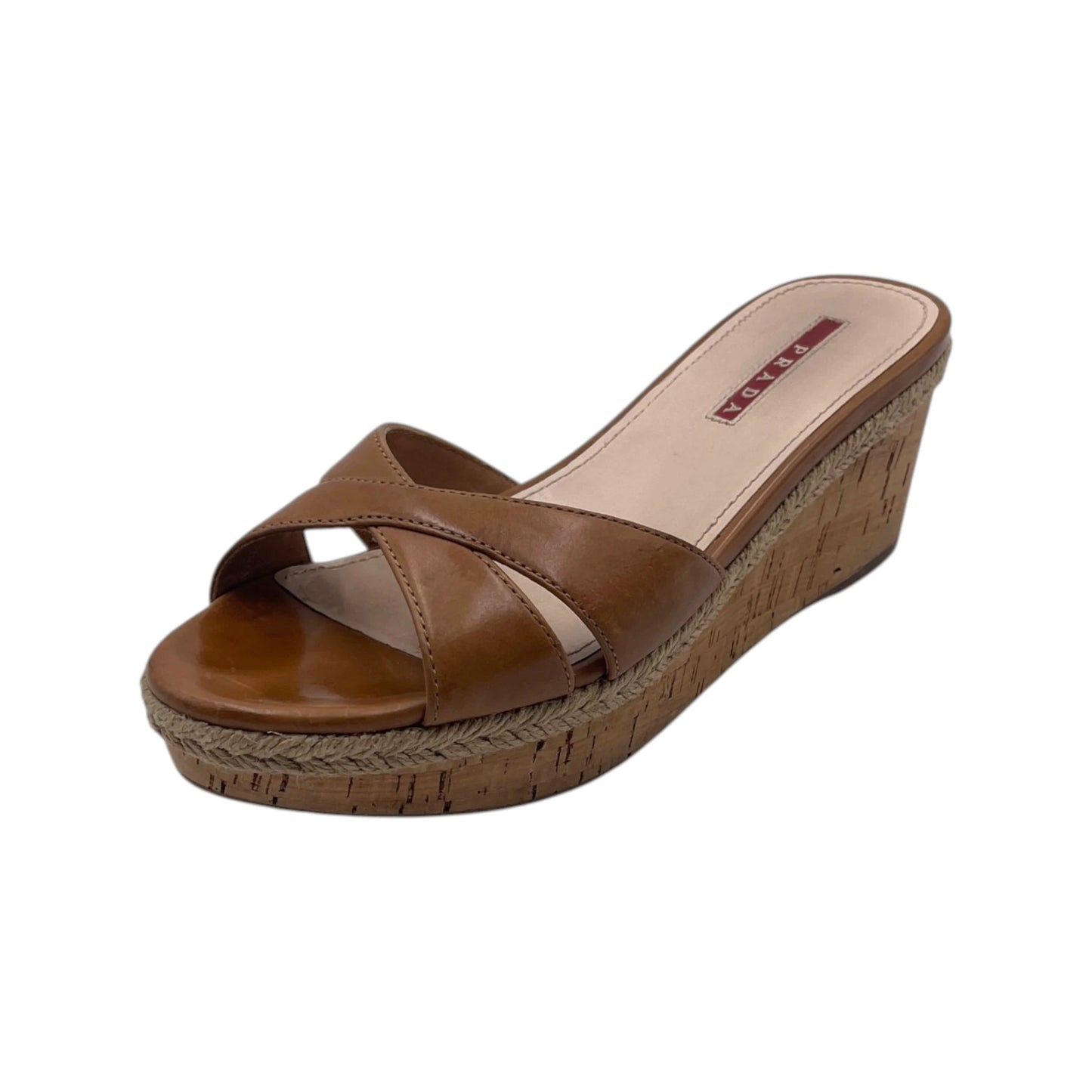Prada Leather Wedge