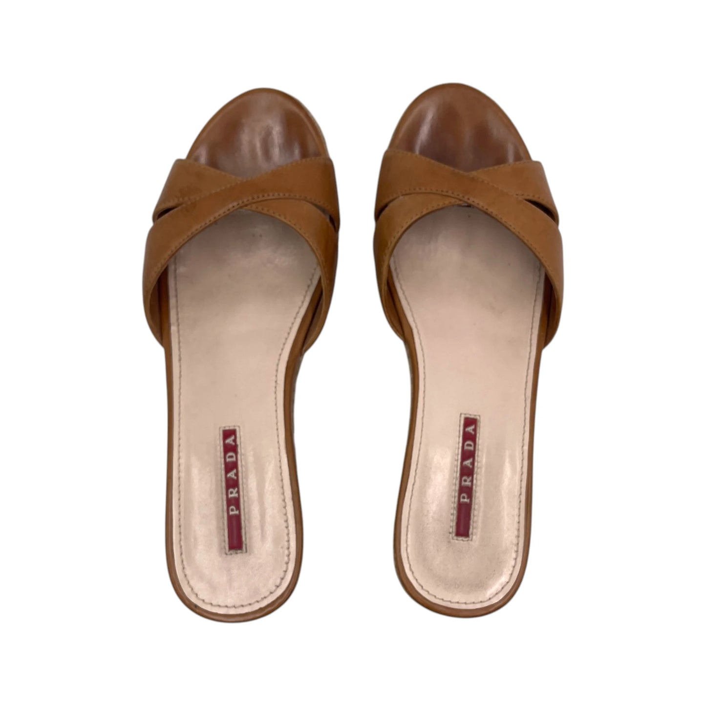 Prada Leather Wedge