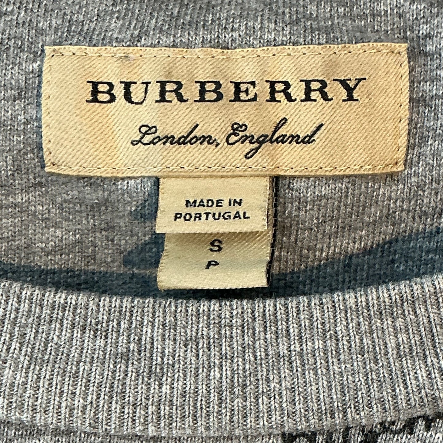 Burberry Grey Pullover