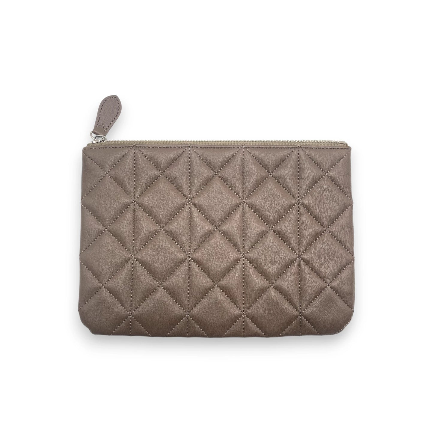 Mulberry Taupe Quilt Pouch