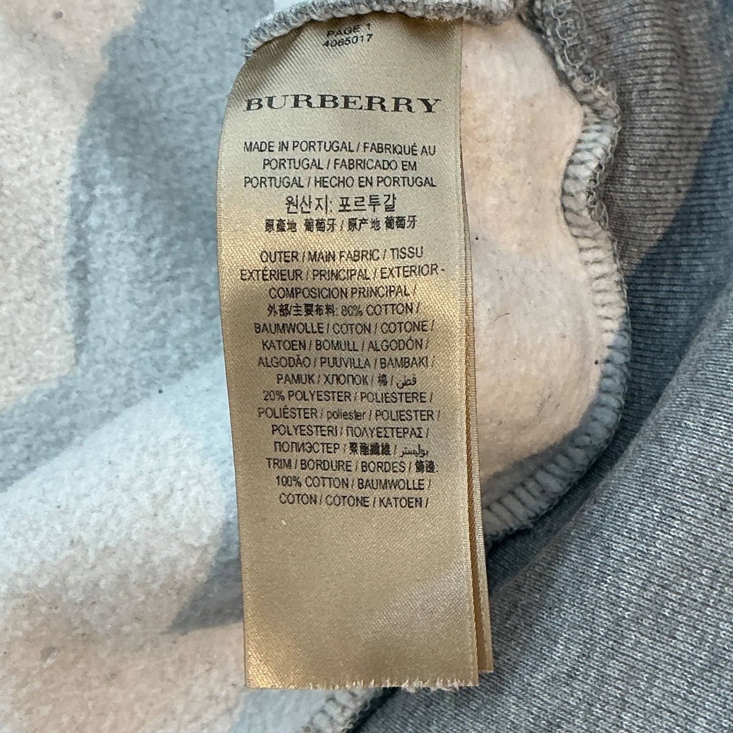 Burberry Grey Pullover