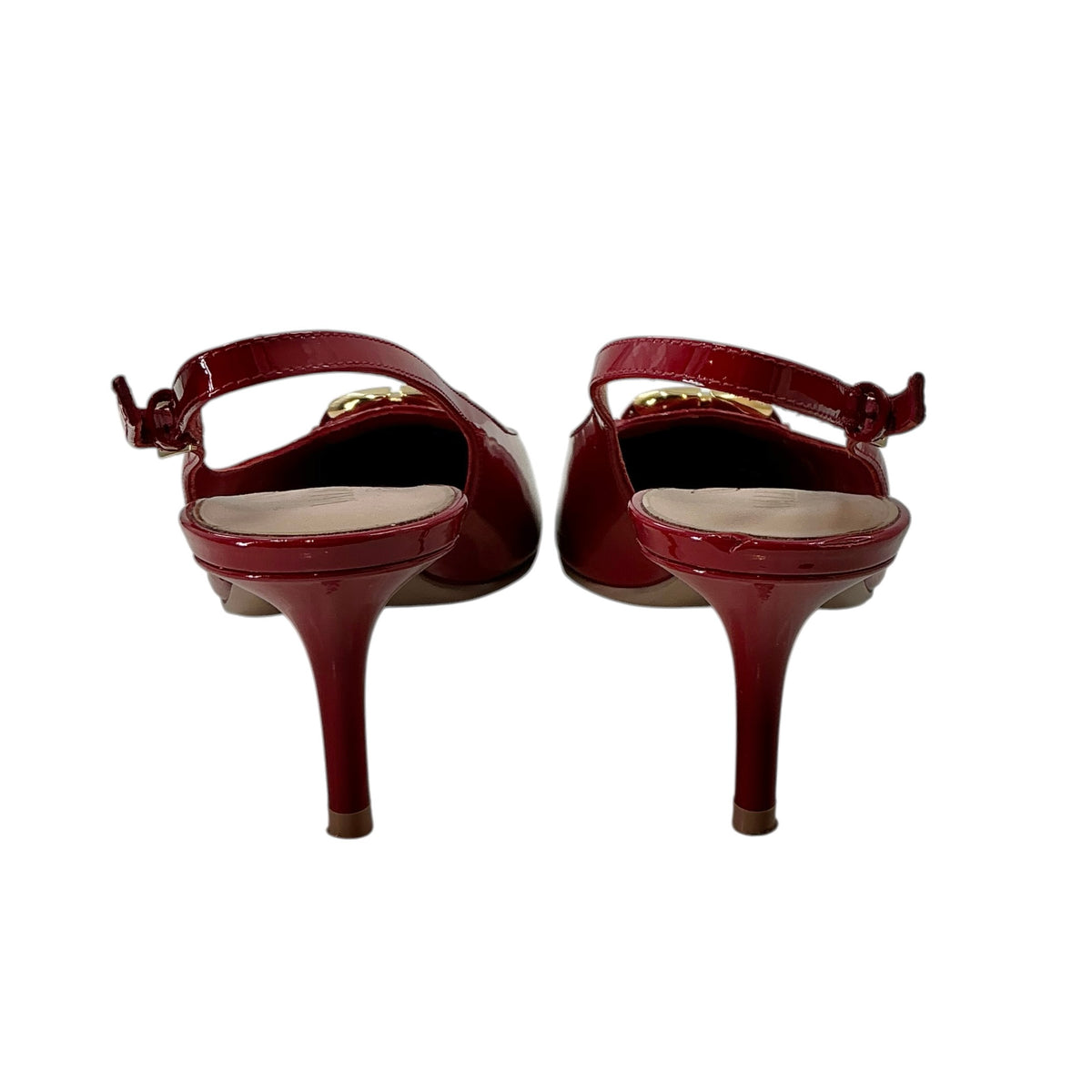 Valentino Garavani "The Bold Edition" VLogo Patent Slingback Pumps