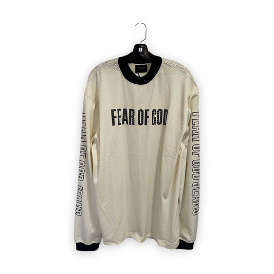 Fear Of God White Jersey Crew Men L