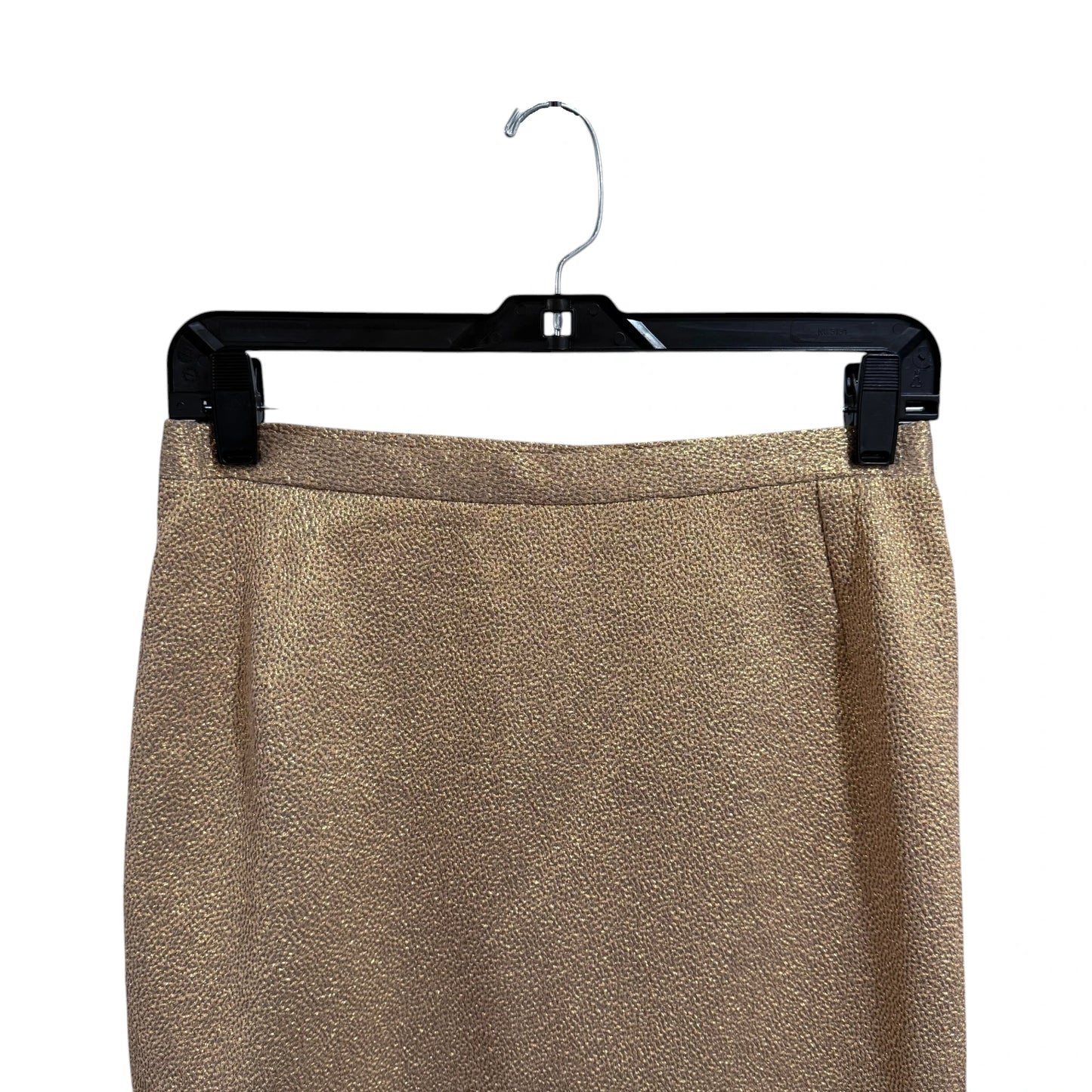 Dolce & Gabbana Gold Metallic Pencil Skirt