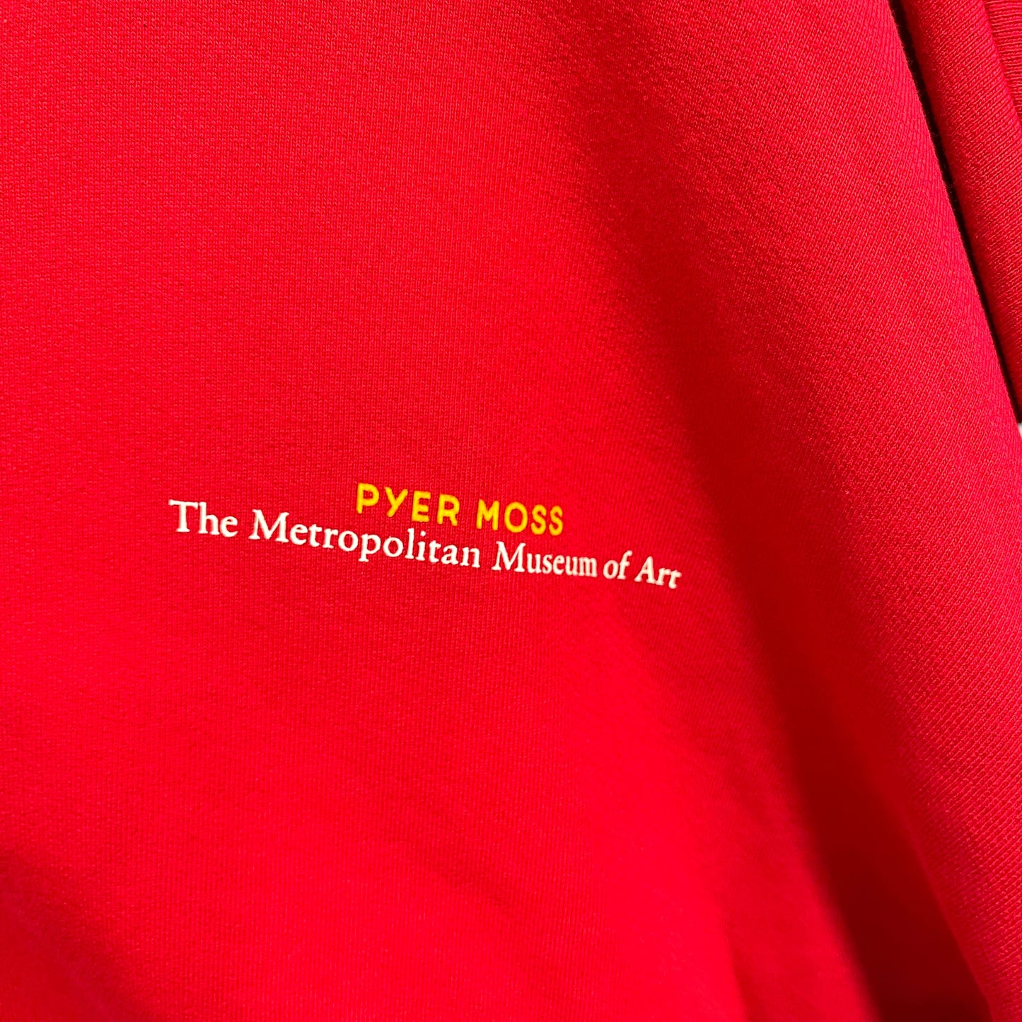 Pyer Moss Red Crew Sweatshirt Men XL