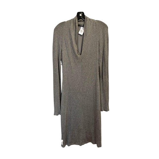 McQueen Grey V Neck Dress - L