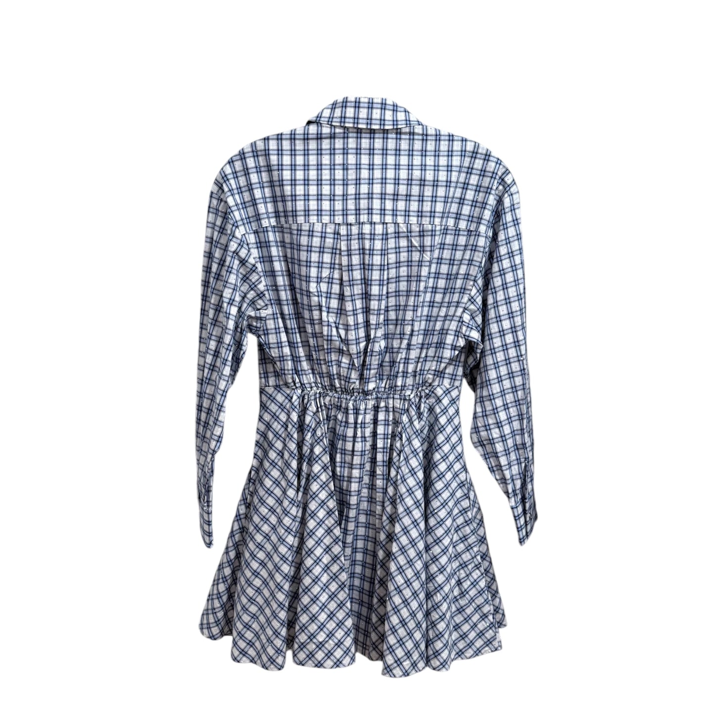 Maje Gem Plaid Shirt Dress