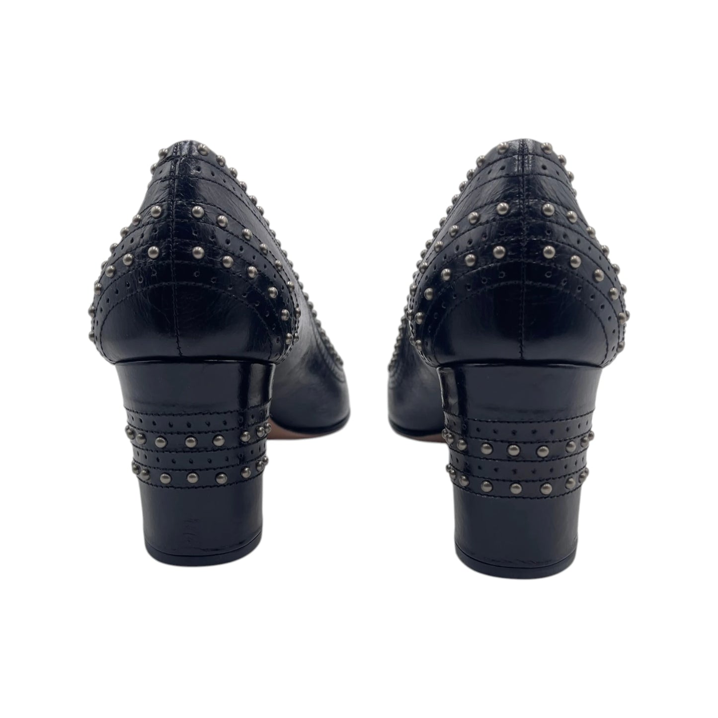 Prada Studded Block Heels