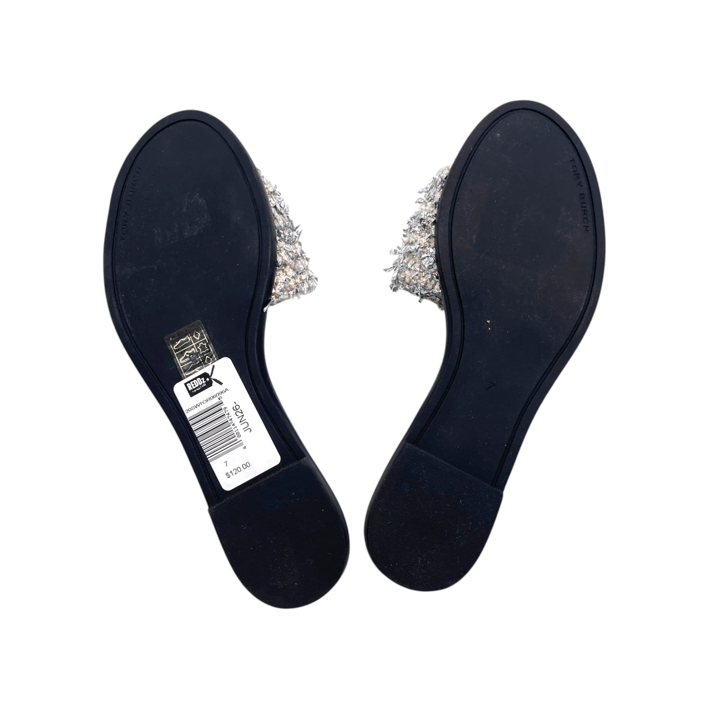 Tory Burch Tweed Slides